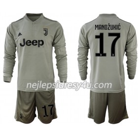 Fotbalový Dres Juventus MANDZUKIC 17 Dětské Venkovní 2018/19 Dlouhý Rukáv